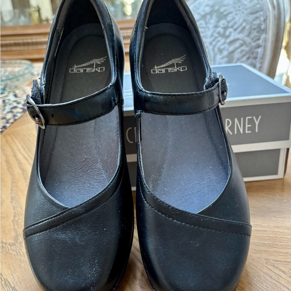 Dansko Black Fawna Milled Nappa Shoes